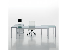 Link Executive Modular Glass Desk