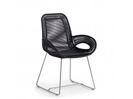 Coates Loop Chair in Black Acrylic