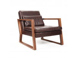 Luge Leather Armchair