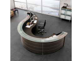 Luna Curved Reception Desks