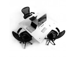 Milk Office Desks by Holmris