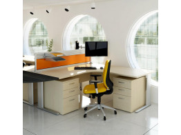 Optima Plus Workstation with desk pedestals