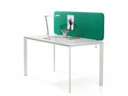 Softline rectangular desk screen