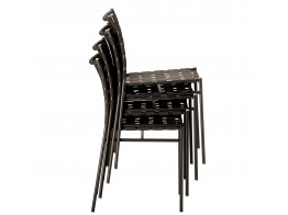 Tagliatelle Chairs stack up to 10 chairs