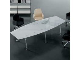 Tipper Glass Meeting Table