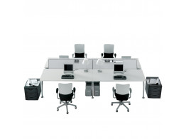 Tiper Desk Bench System by Frezza