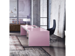 Sinetica Vogue Executive Pink Office Desk