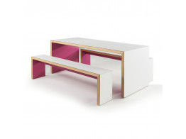 Waldo 45 Table and Bench Seating