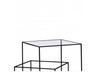 Thin Black Low Table