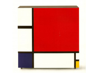 Homage To Mondrian Storage Cabinets