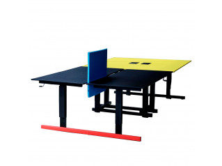 Grid Double Bench Desks