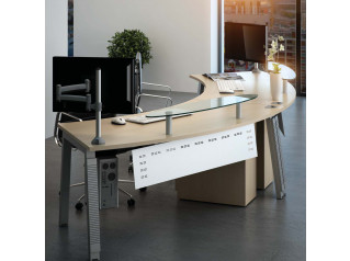 Linnea Radius Reception Desk