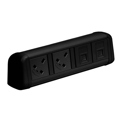 Contour Desktop Unit - Black