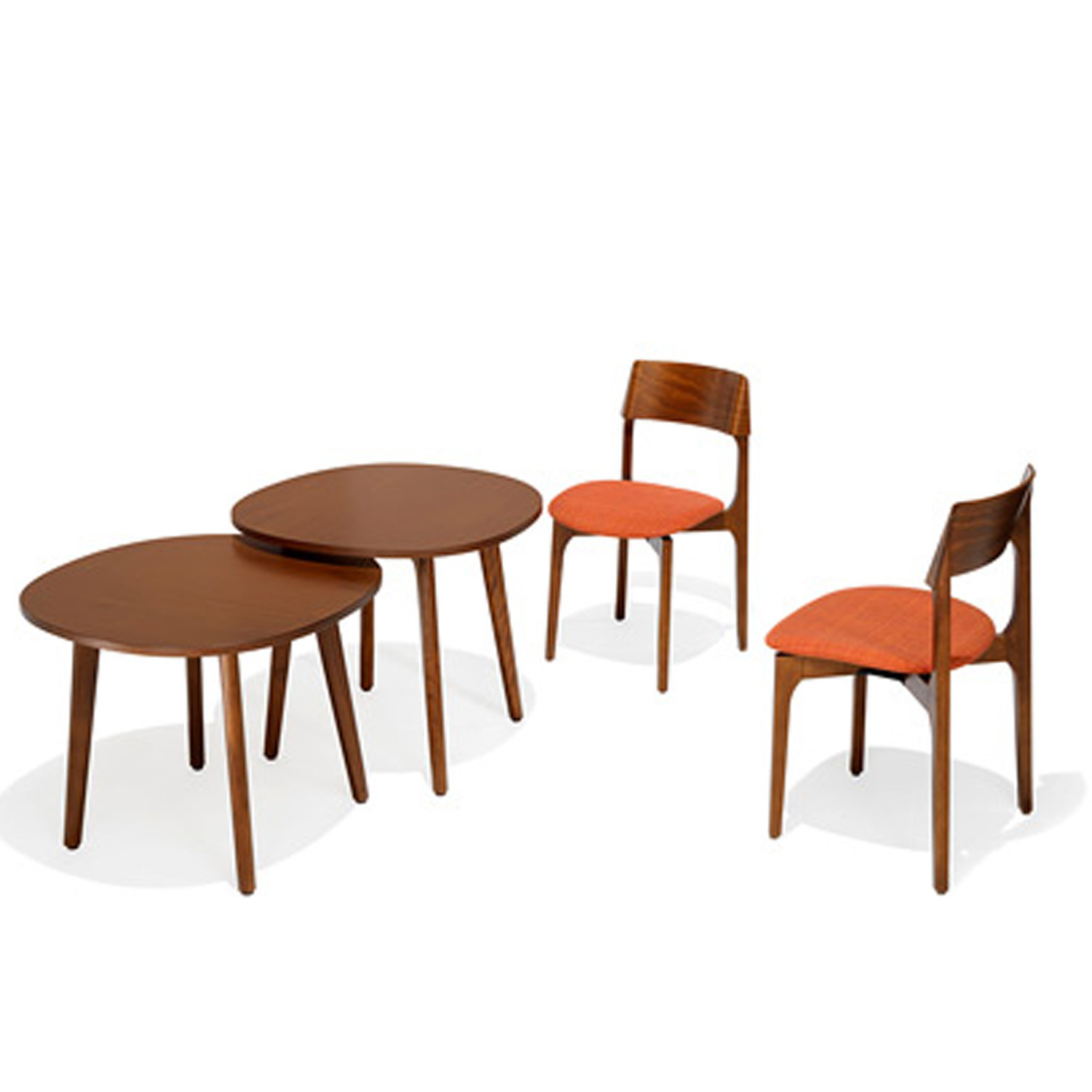 1010 Bina Upholstered Cafe Chairs 