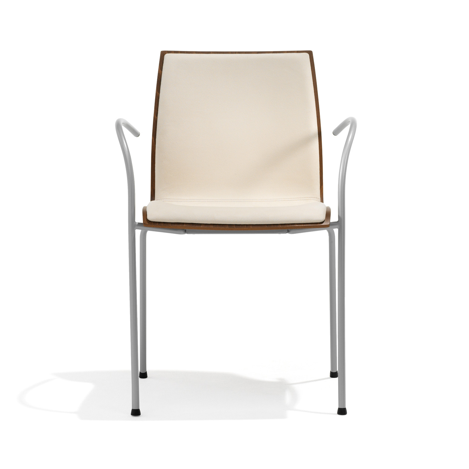 1100 Trio 4-Legged Armchair with Upholstered Seat Shell