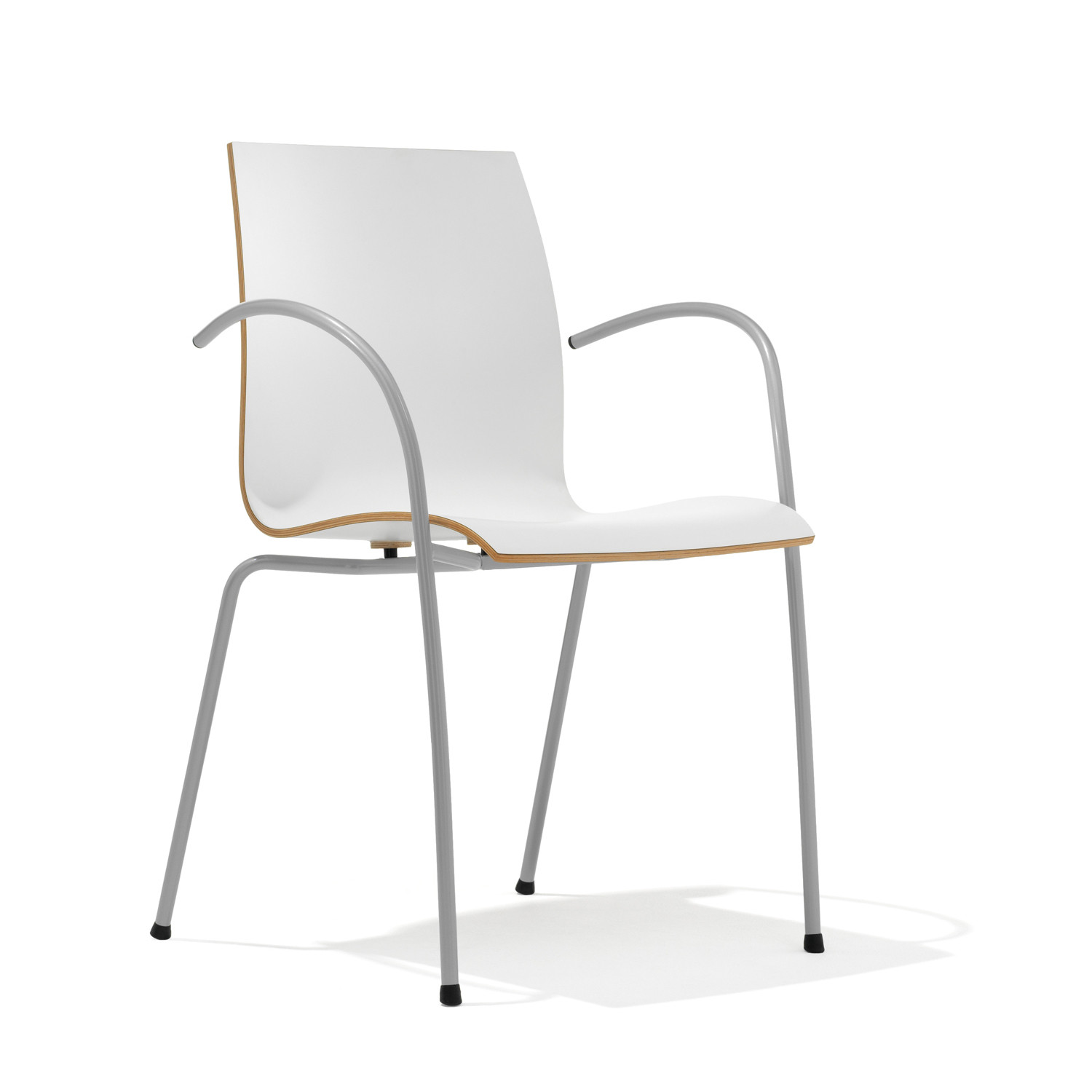 1100 Trio 4-Legged Cafe Chair with Armrests