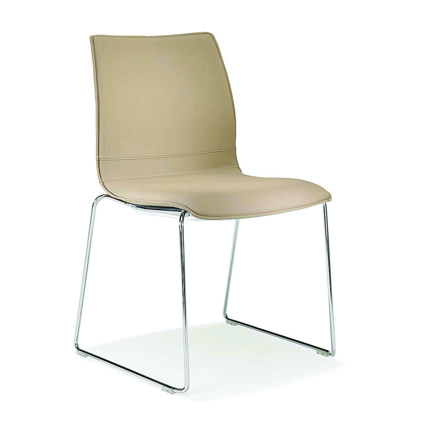 2100 Uni_Verso Sled-Base Upholstered Chair