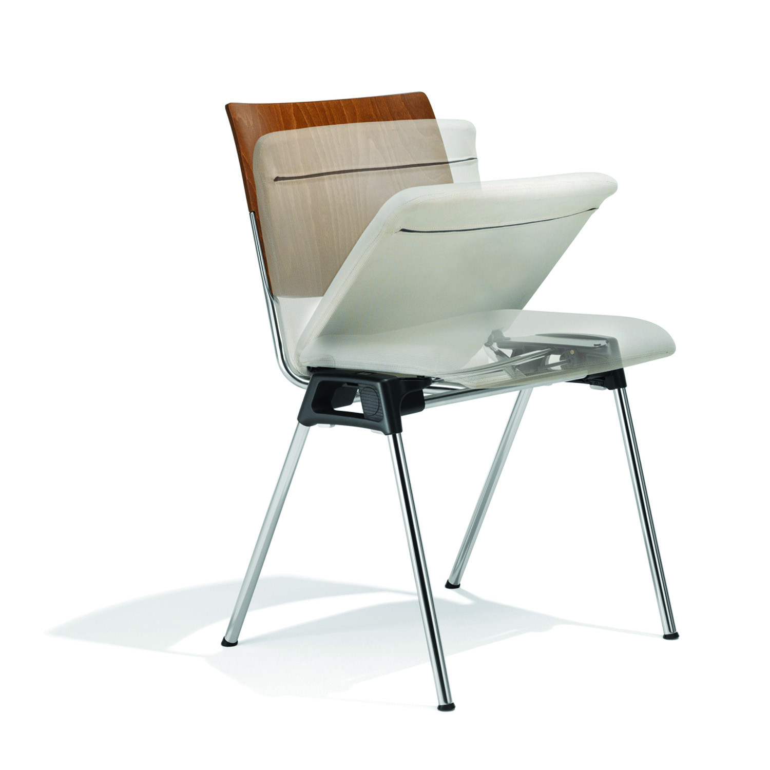 3800 Chair is available with or without upholstery