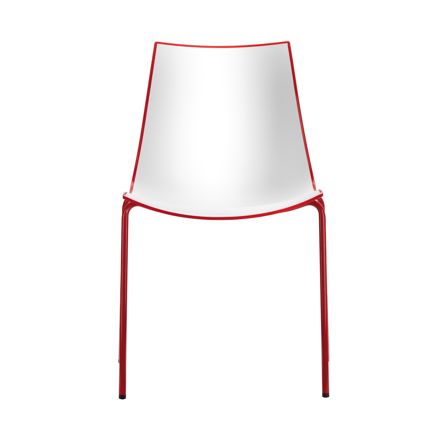 3D-Colour Cafe Chairs Front View