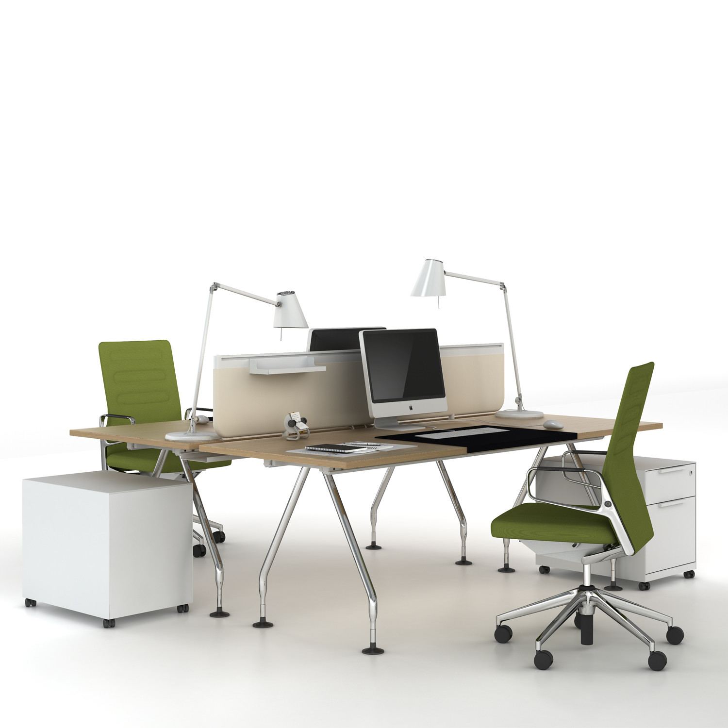 Vitra Ad Hoc Office Bench Desk Ad Hoc Office Desks Apres Furniture