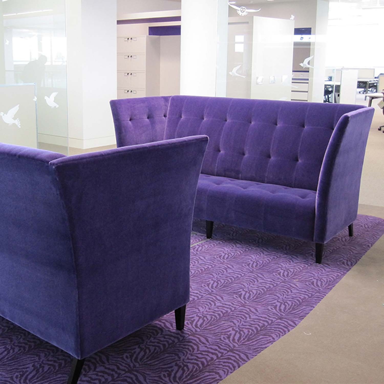 Angel Sofa in Purple