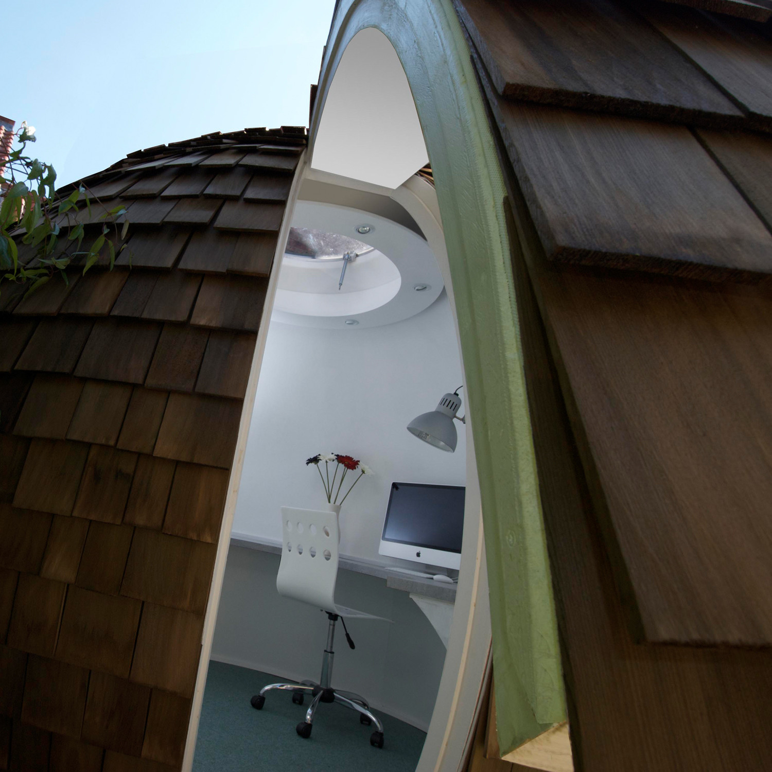 Archipod Garden Office Pod Interior