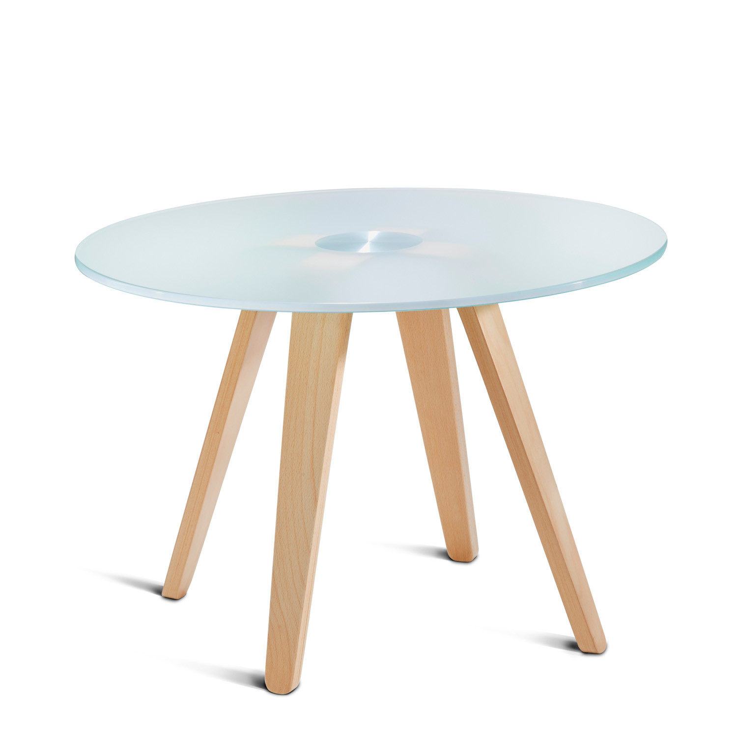 Austen Round Glass Table 800mm Diameter