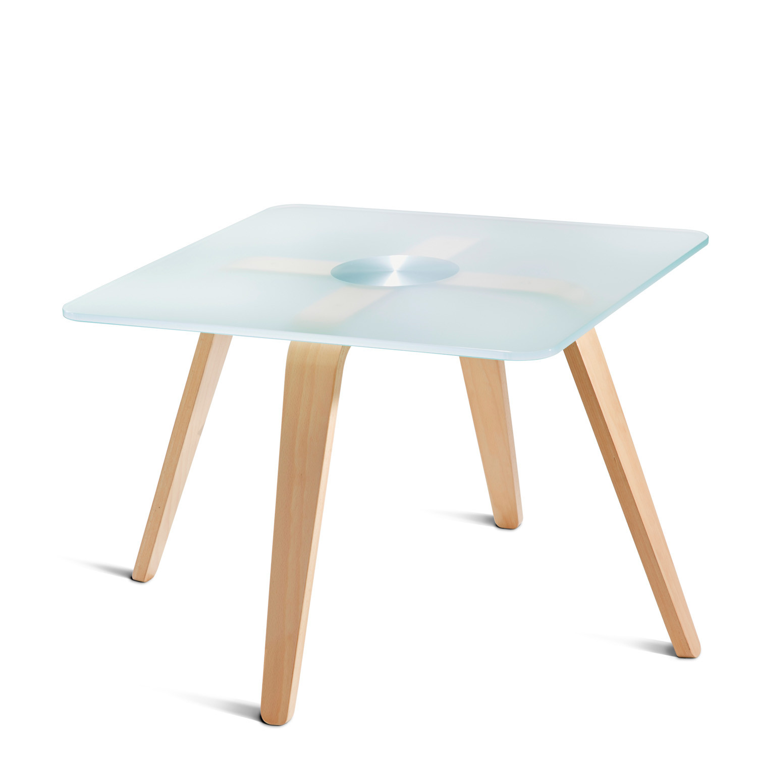 Austen Squarial Glass Table by Connection