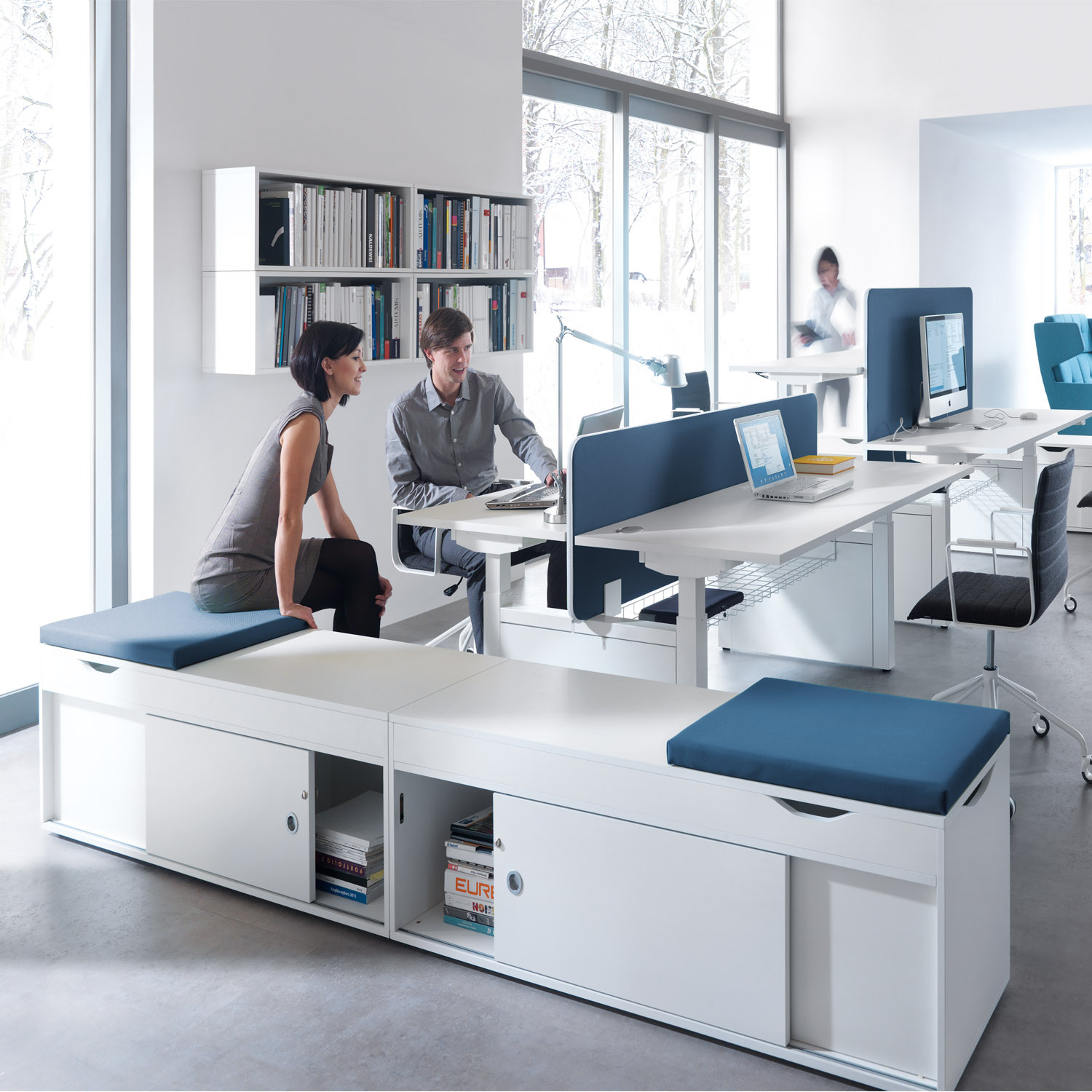 Balance Height Adjustable Bench Desk by Mikomax