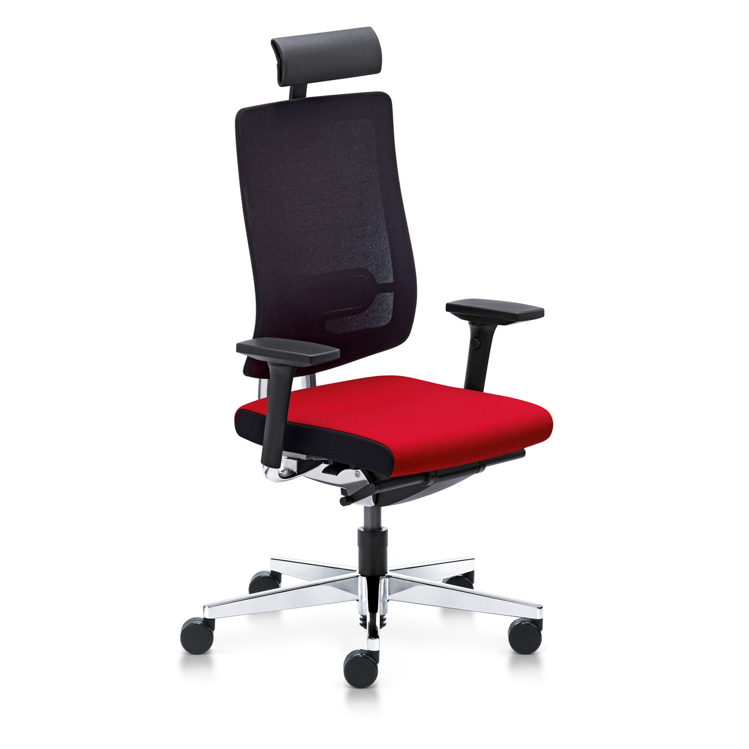 Black Dot Net Executive Swivel Chair with headrest