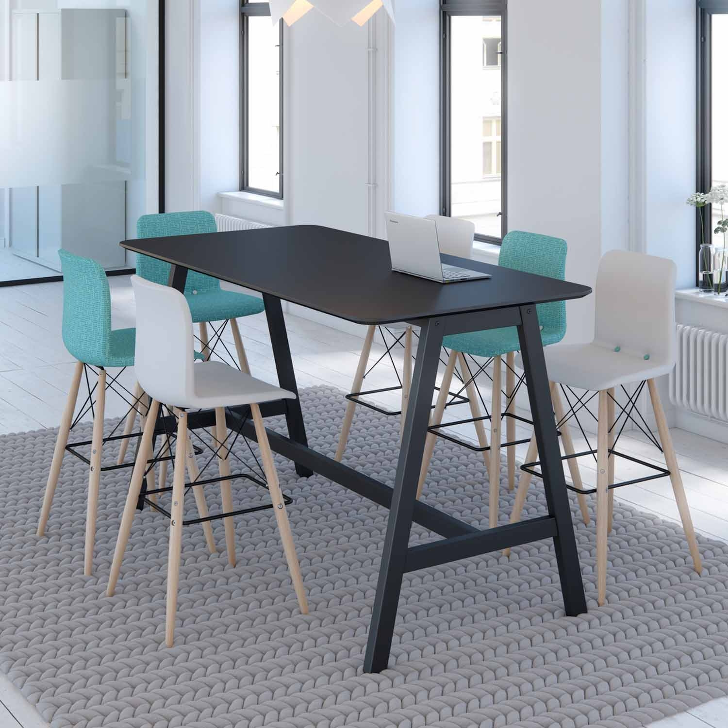 Bench Table with black frame