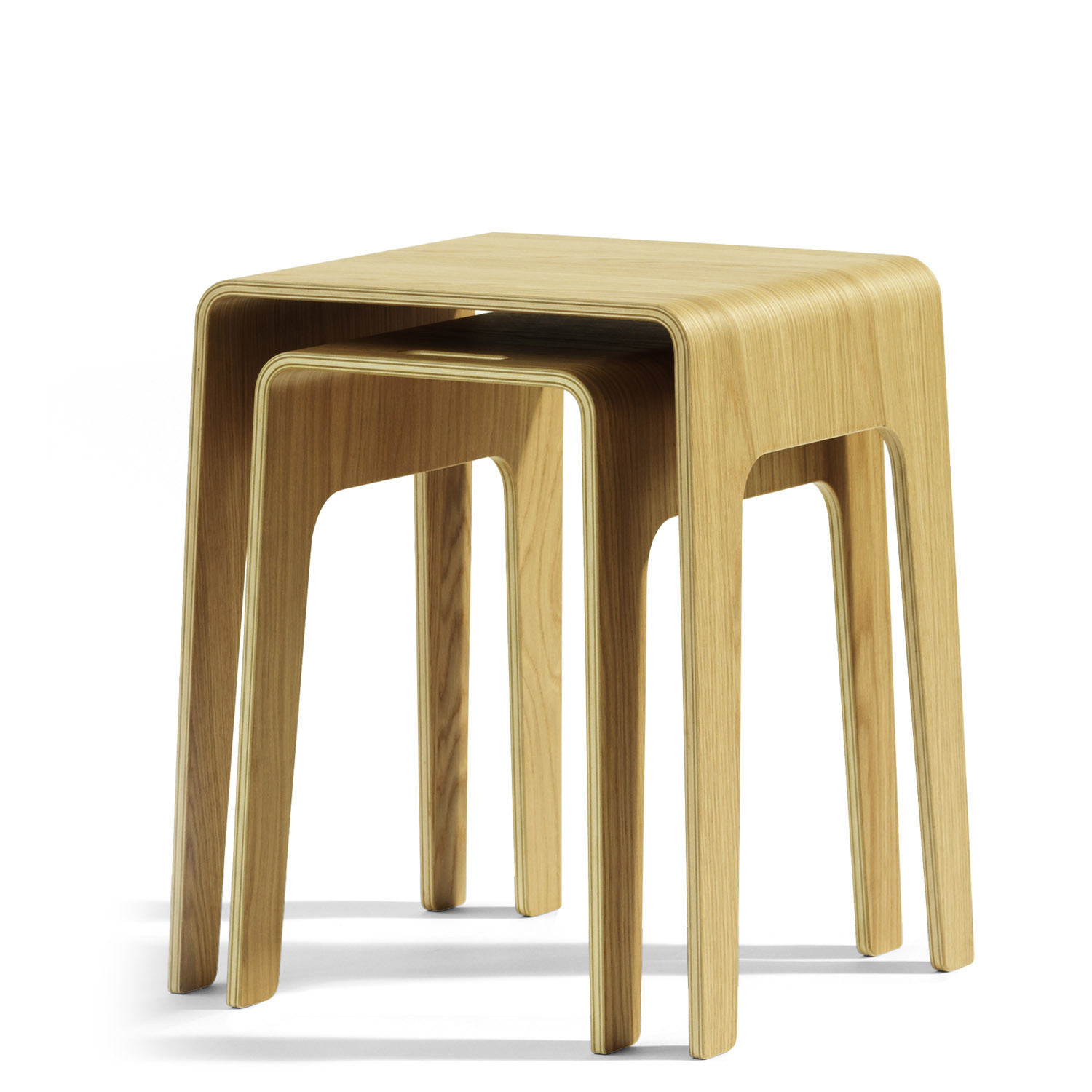 Bimbord Wooden Coffee Nesting Table