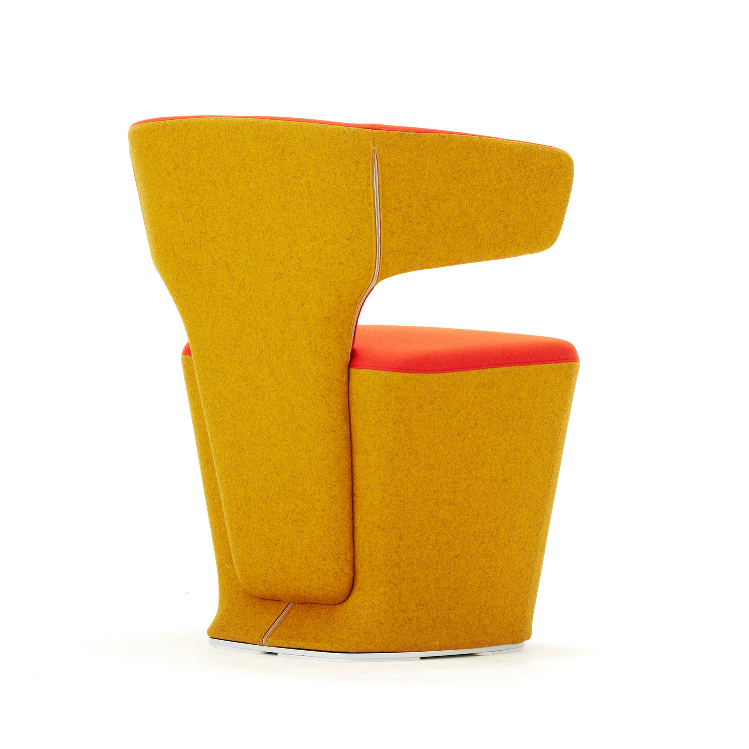 Bison Tub Chair Back Detail
