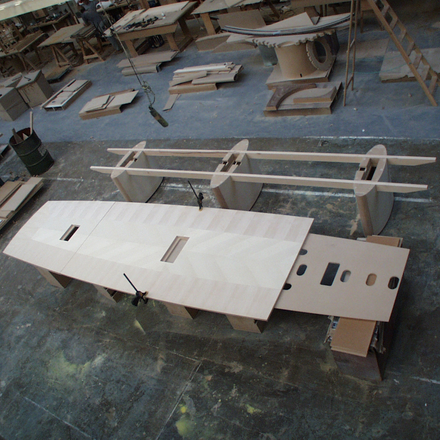 Bespoke Conference Table in production