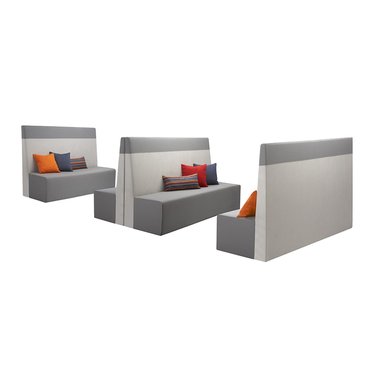 Boulevard Modular Seating System side angle