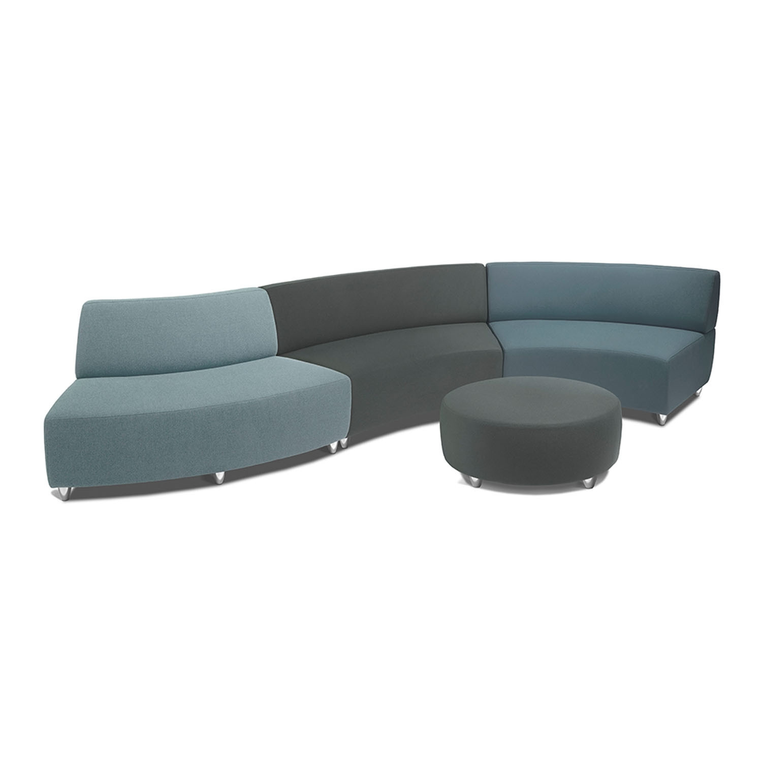Buzz Modular Seating in blue and grey