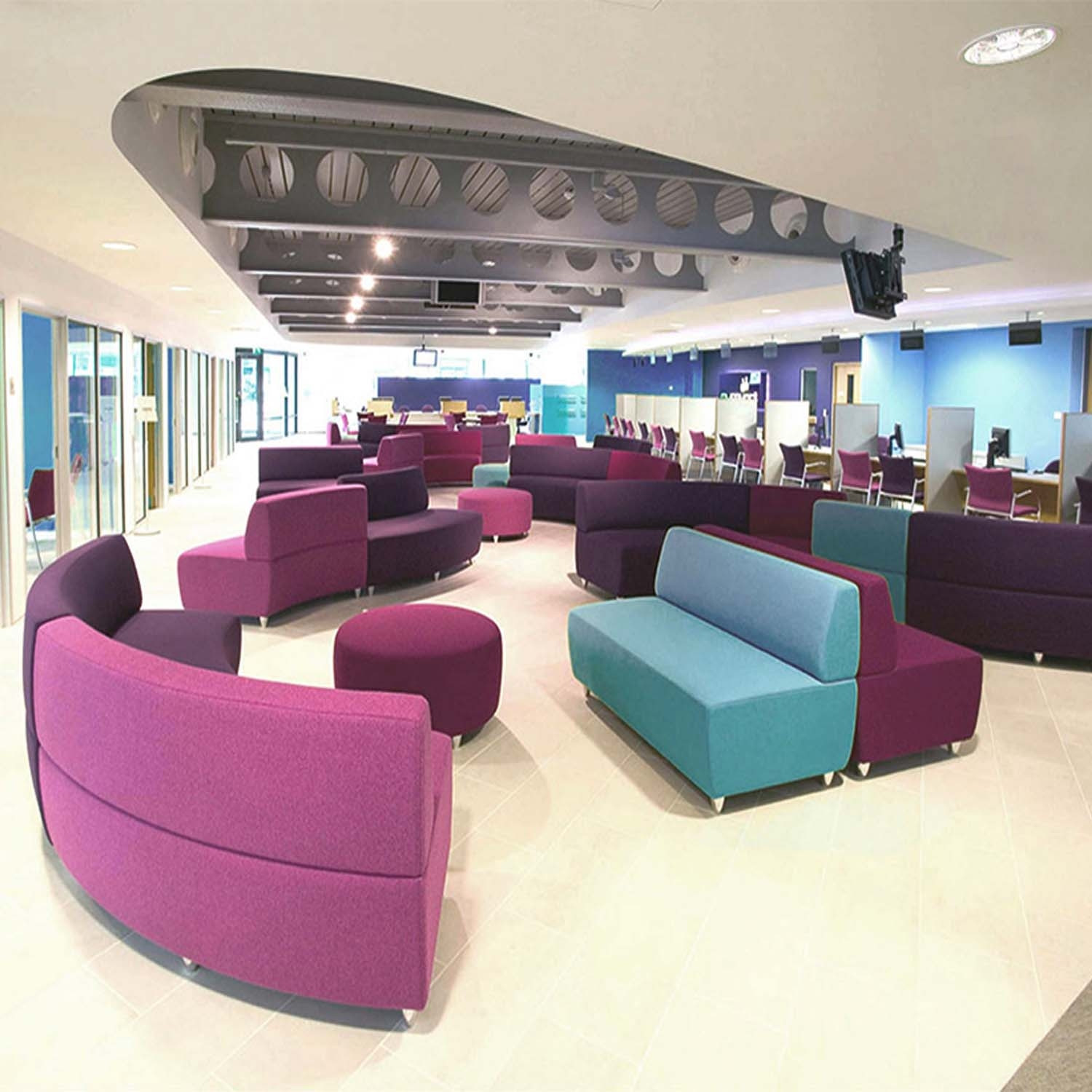 Buzz Modular Seating side angle