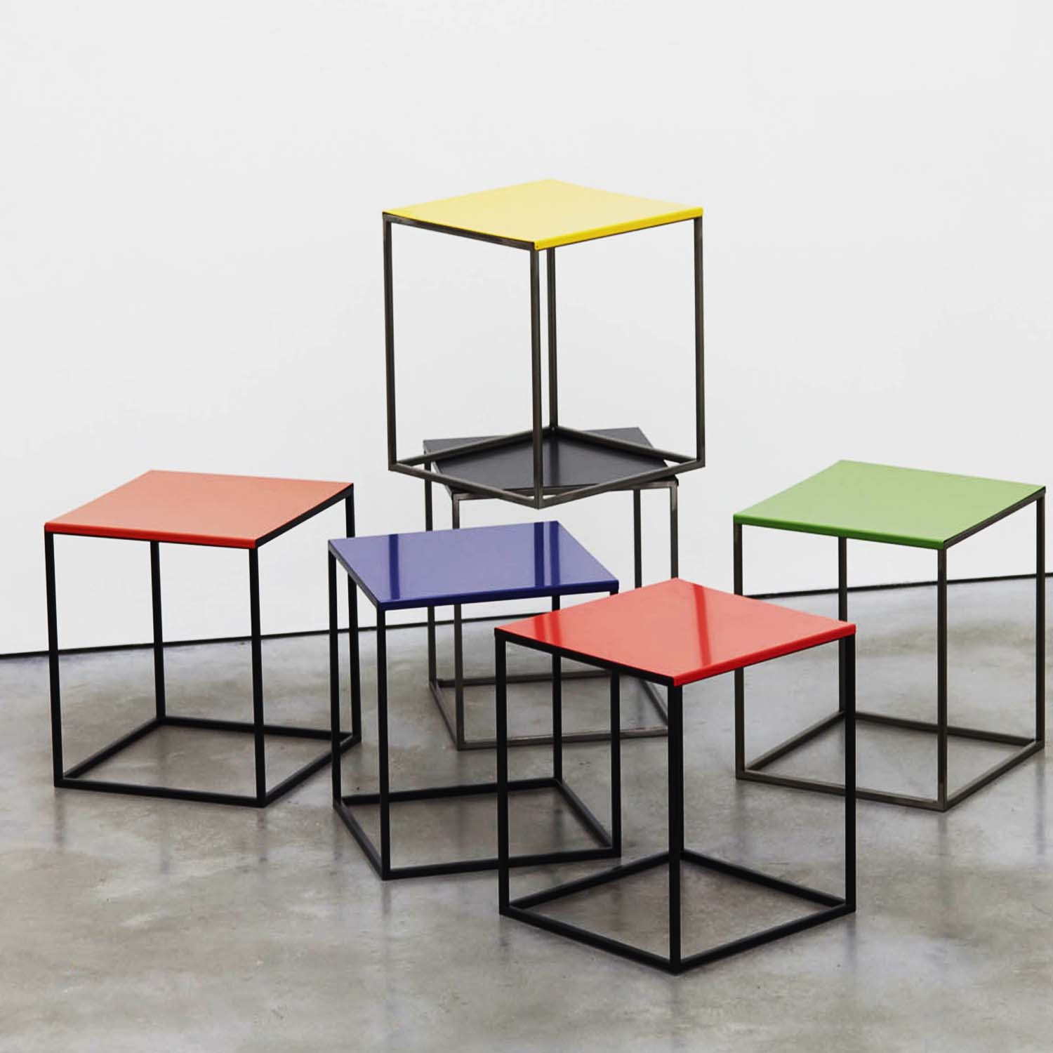 Cage Shelving Stools