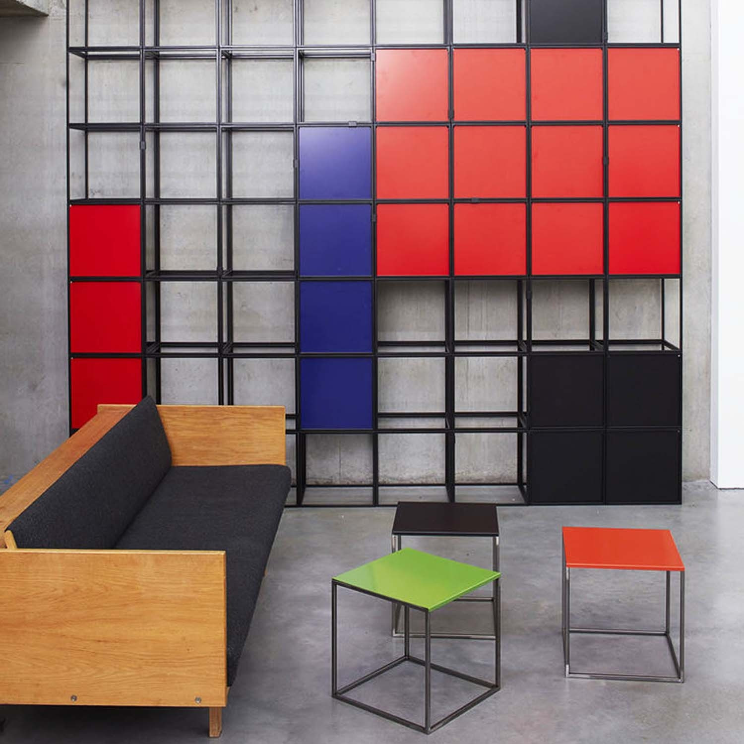 Cage Shelving And Stools 