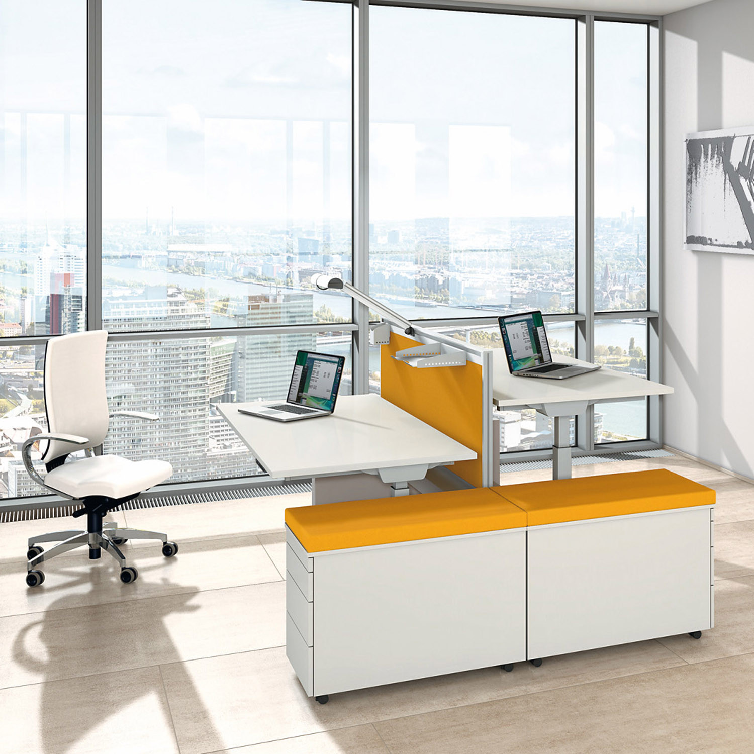 Canvaro Compact Bench Desking
