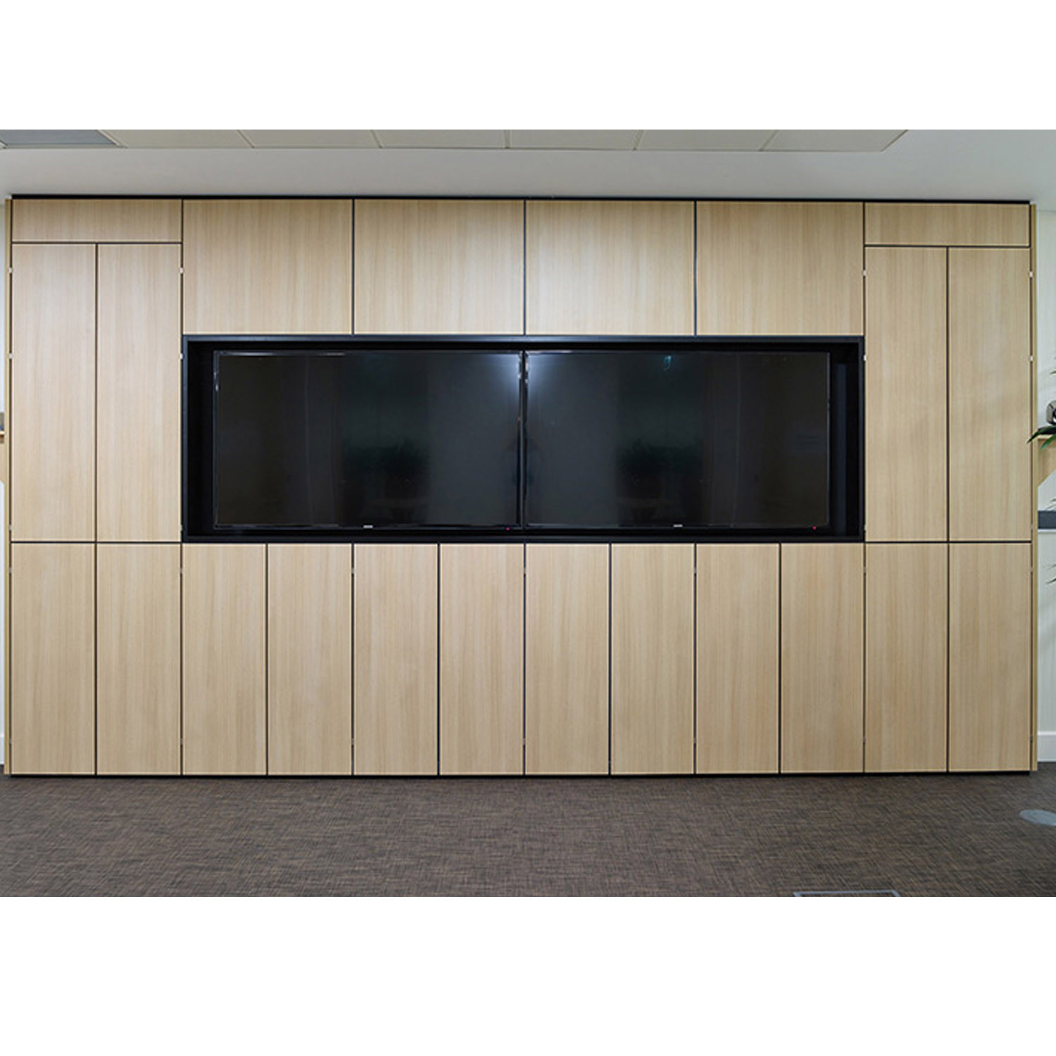 Combi Media Storage Wall Cupboards
