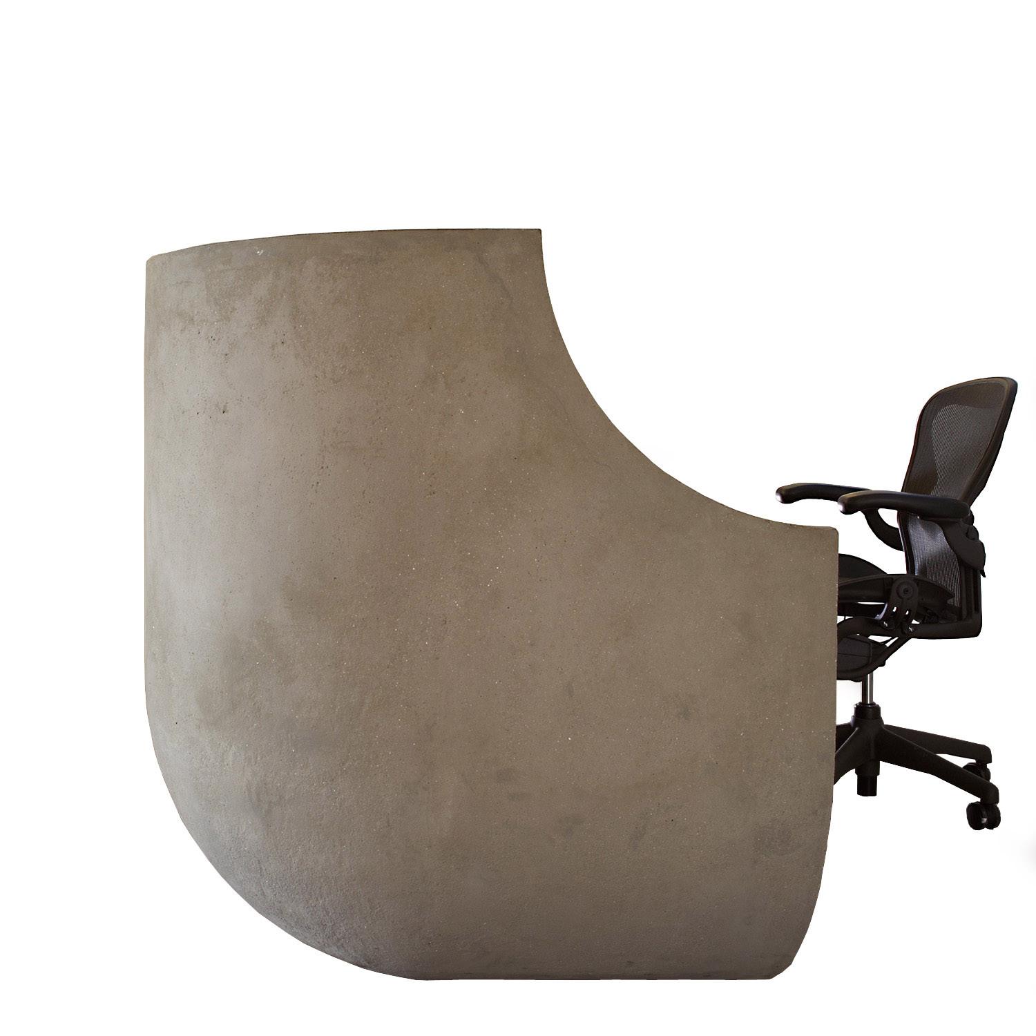 Custom Made Concrete Reception Desk