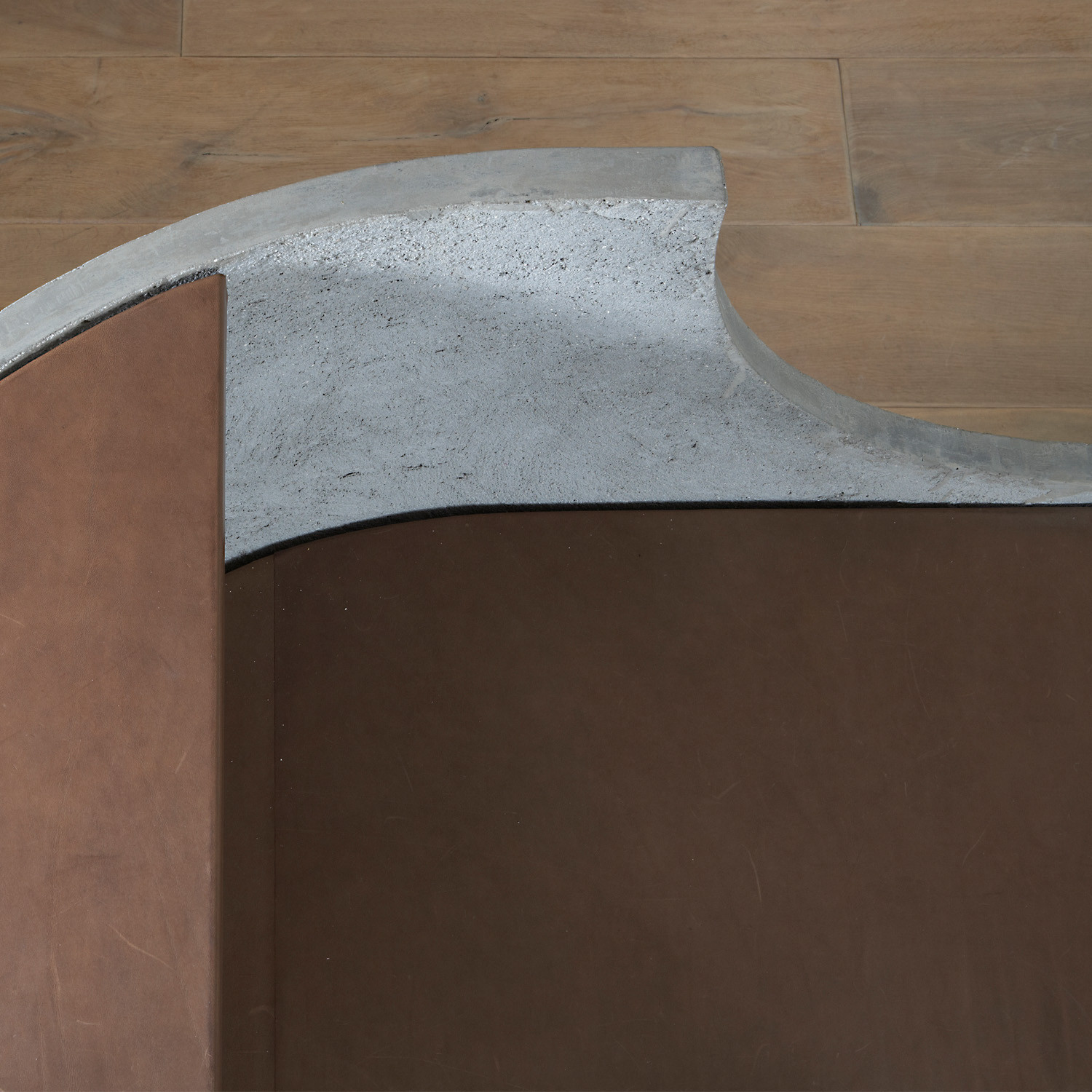 Concrete Reception Desk Detail