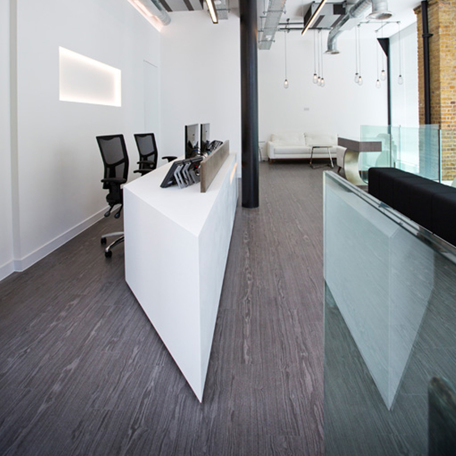Thermoformed Corian Reception Desk