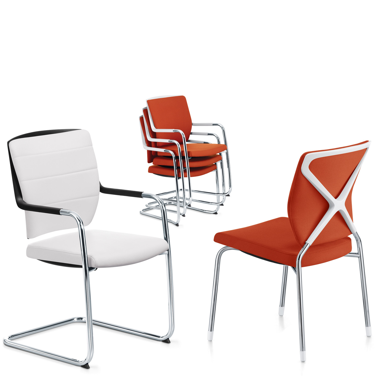 Crossline Visitors Chairs by Sedus
