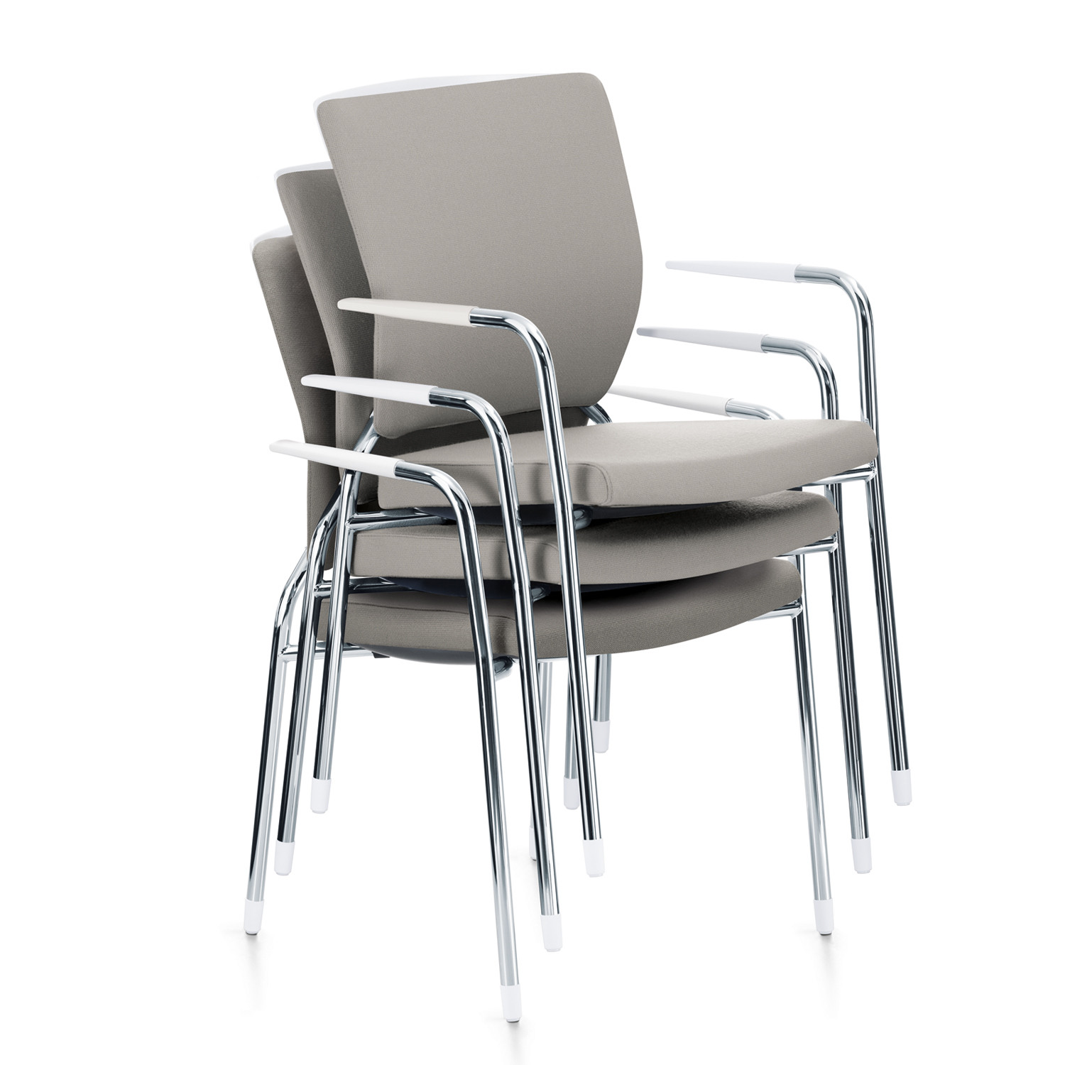 Crossline 4-Leg Armchairs Stacked