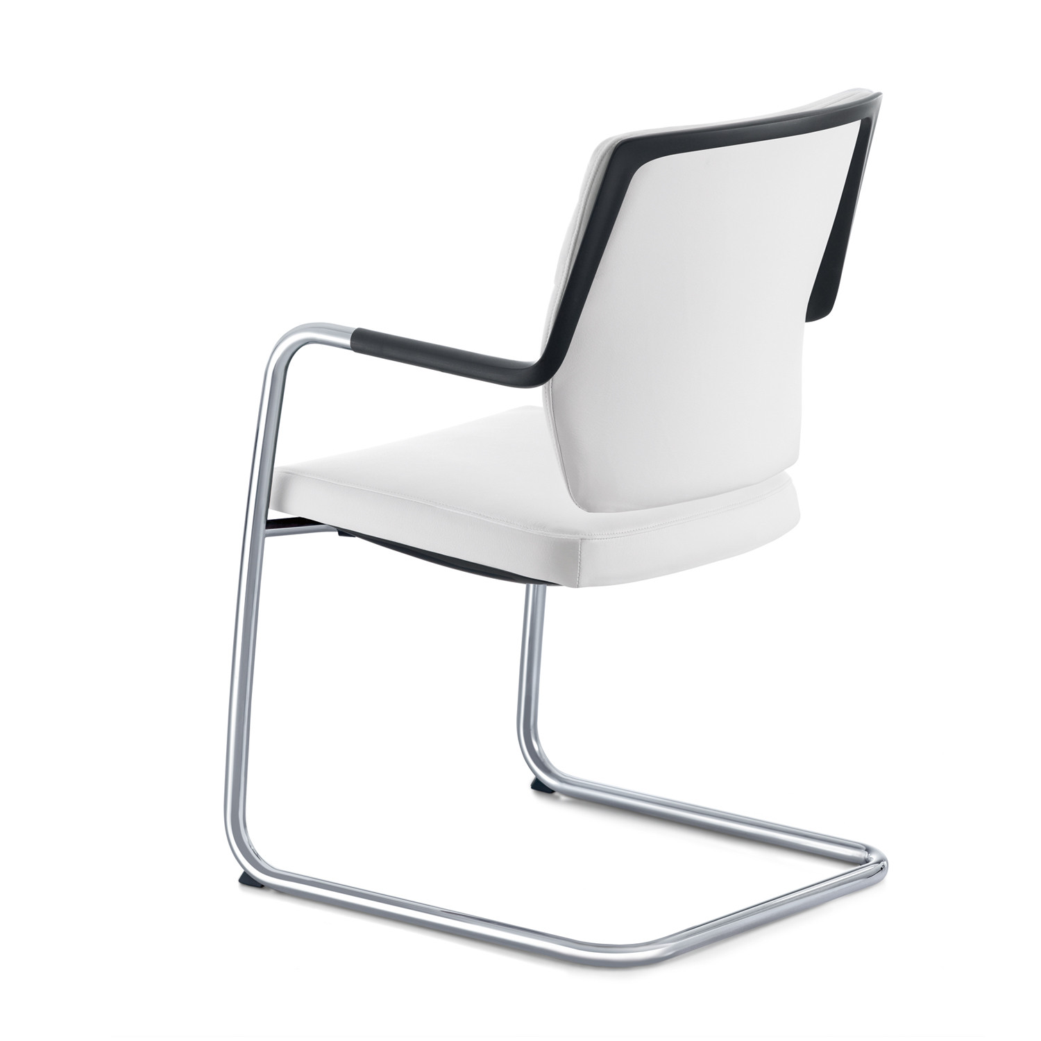 Crossline Cantilever Armchair back detail