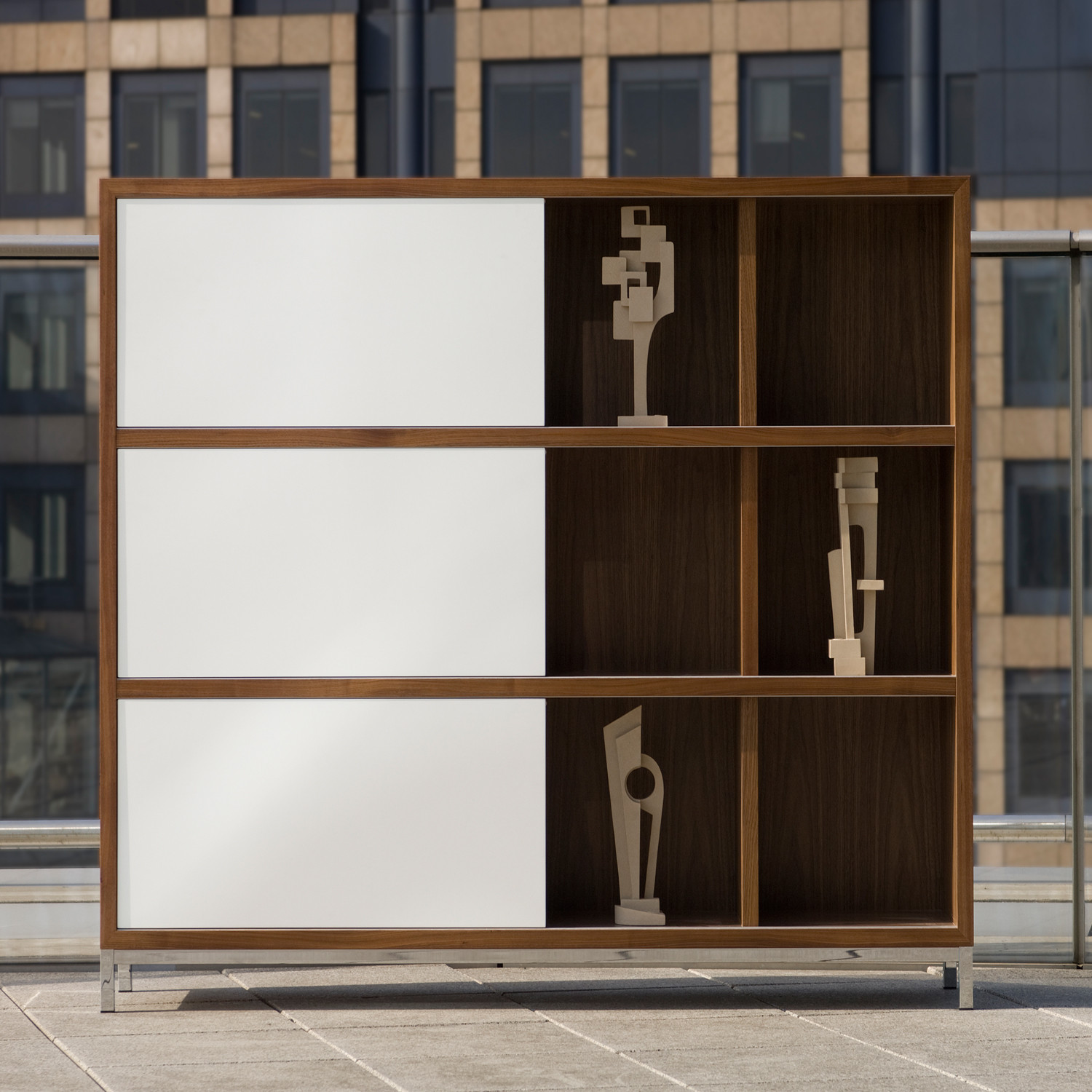 Crome Executive Office Bookcase