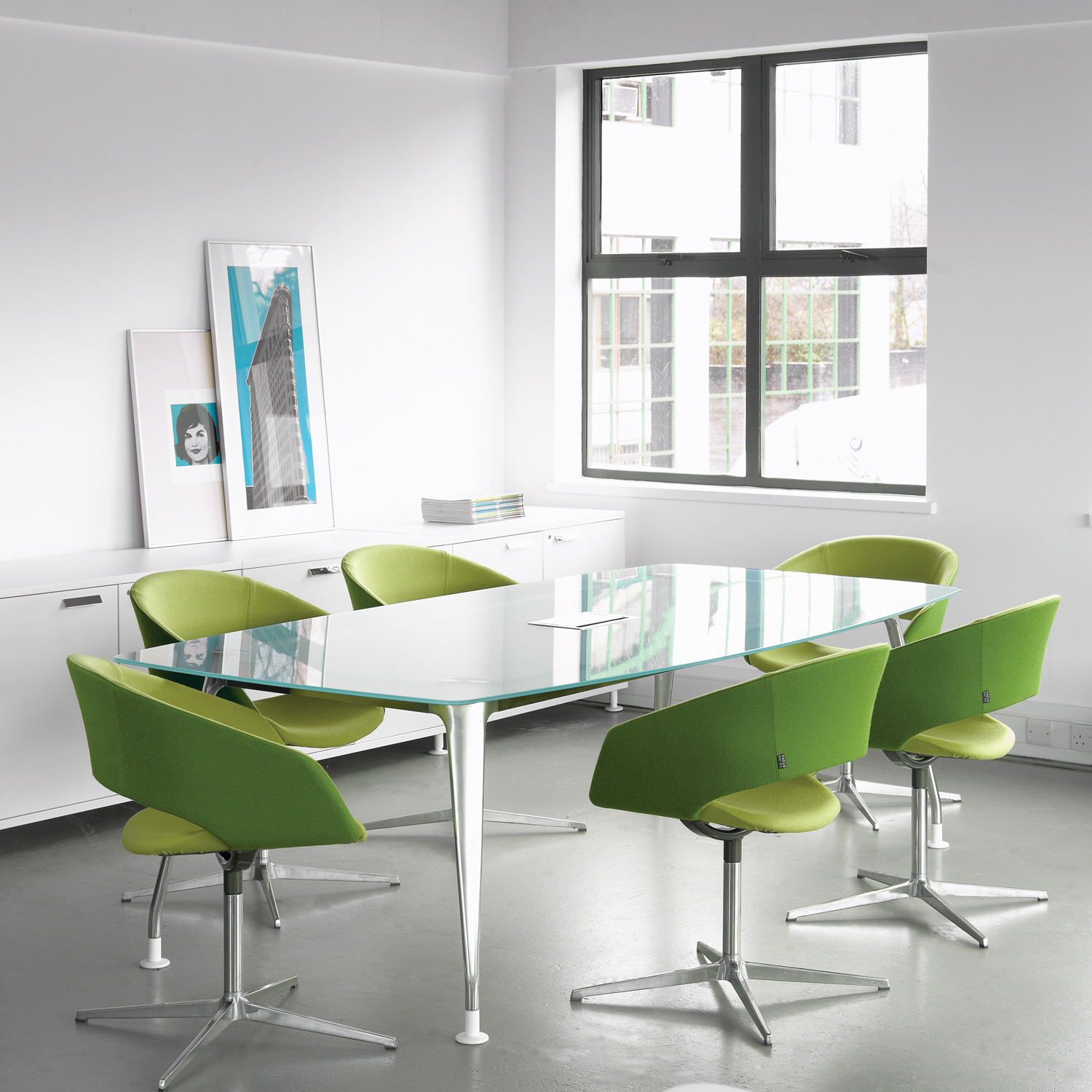 DNA Glass Meeting Table