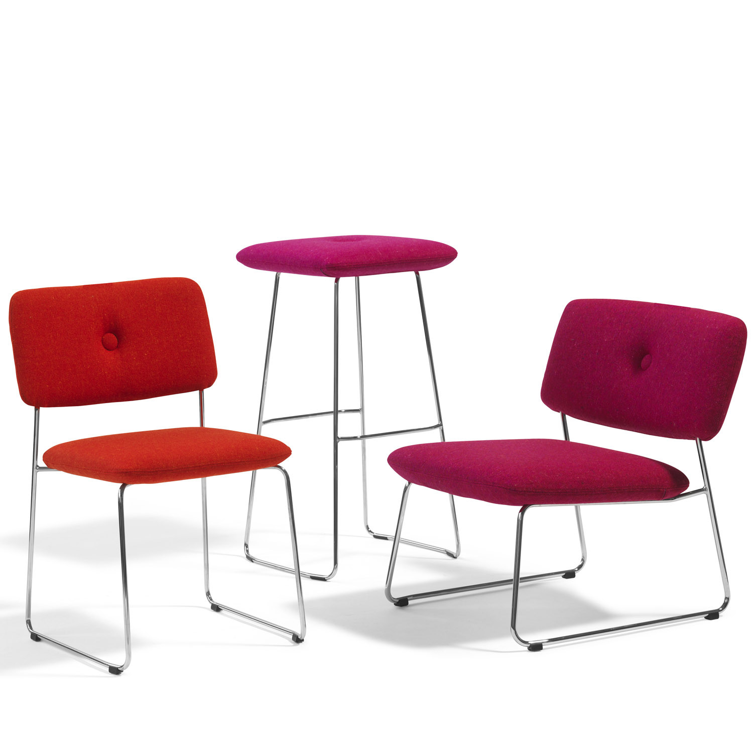 S73-82 Stool with Dundra Chair S70